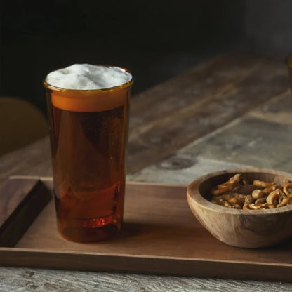 KINTO CAST Amber Double Wall Glass