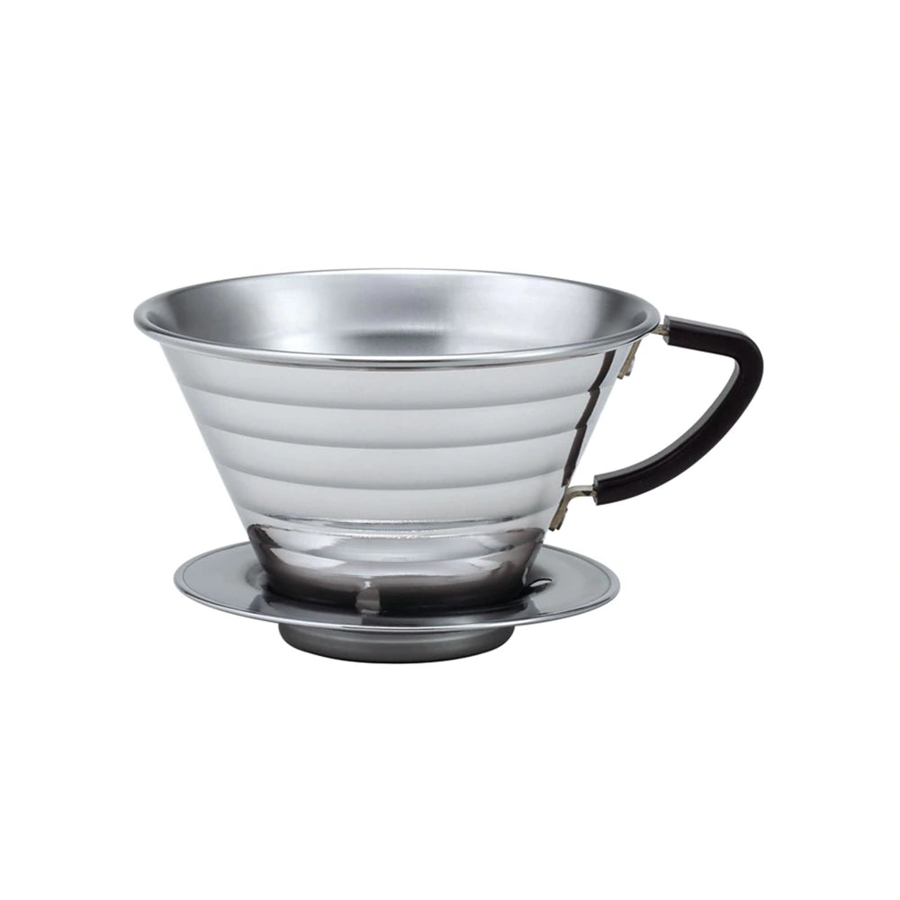 Kalita Wave 185 Stainless Steel Dripper – 2-4 Cups