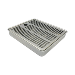 Krome Recessed / Over Counter Drip Tray Brushed Stainless Without Drain