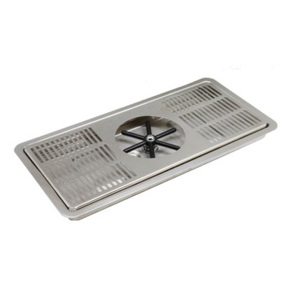 Krome Center Pitcher Rinser Drip Tray With Spin Spray - C4008