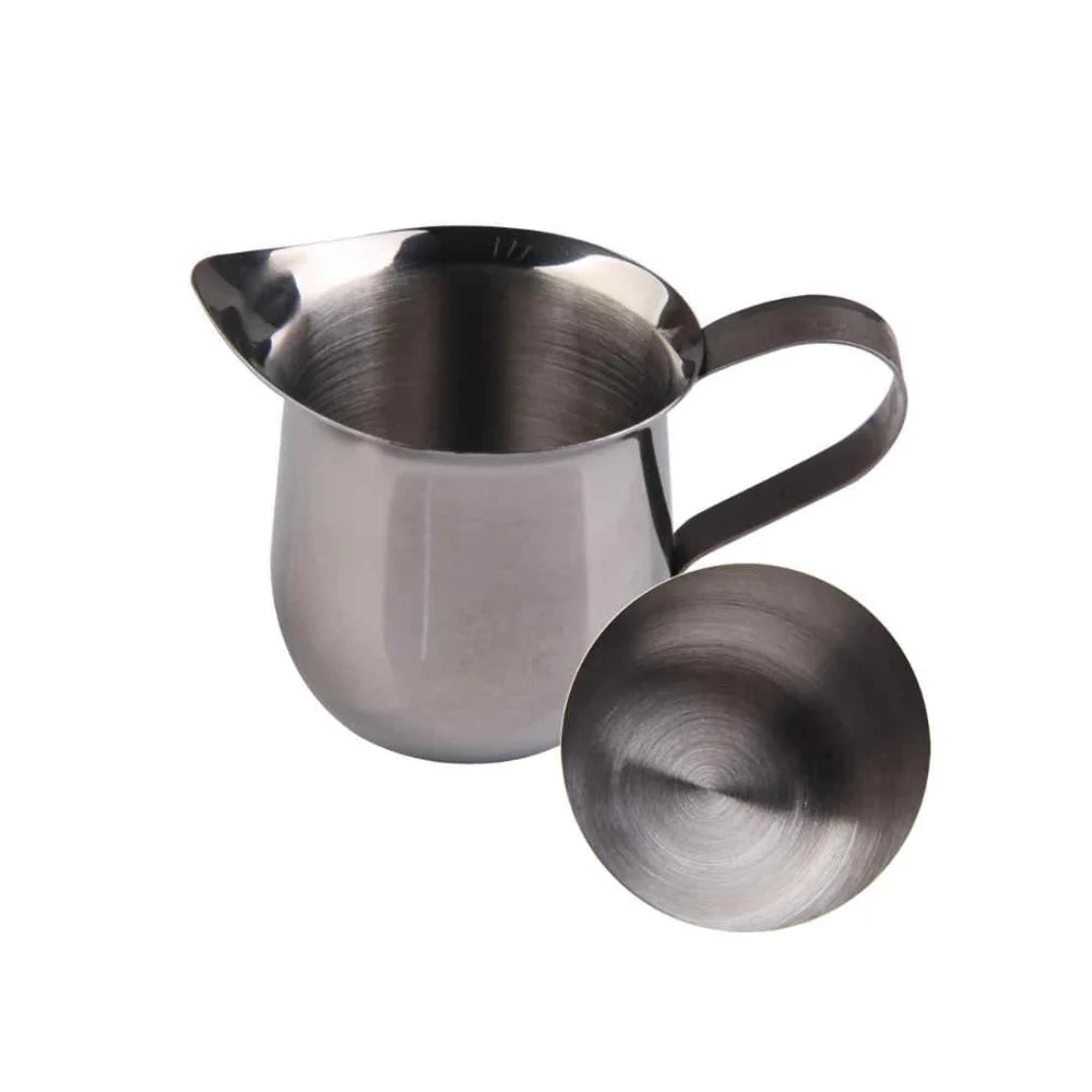 Krome Bell Creamer – 3oz / 90ml Stainless Steel Espresso Frothing Pitcher