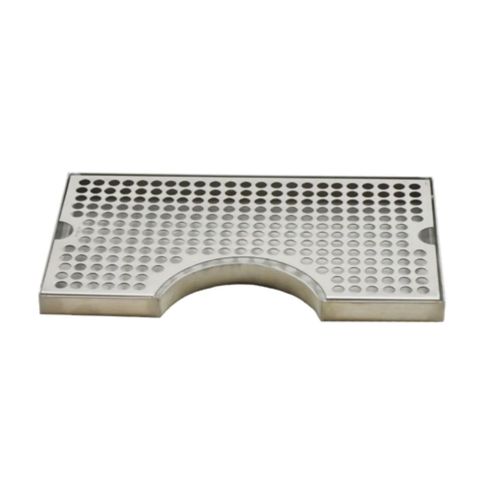Krome Cut out Surface Mount Drip Tray - No Drain (12"x 7"x 3/4")