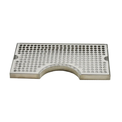 Krome Cut out Surface Mount Drip Tray - No Drain (12"x 7"x 3/4")