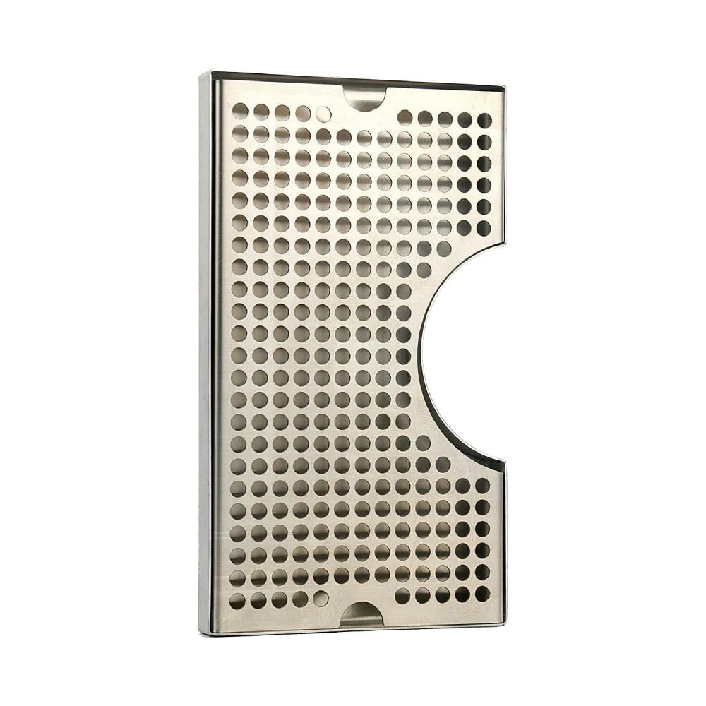 Krome Cut out Surface Mount Drip Tray - No Drain (12"x 7"x 3/4")