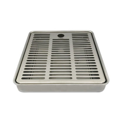 Krome Recessed / Over Counter Drip Tray Brushed Stainless Without Drain