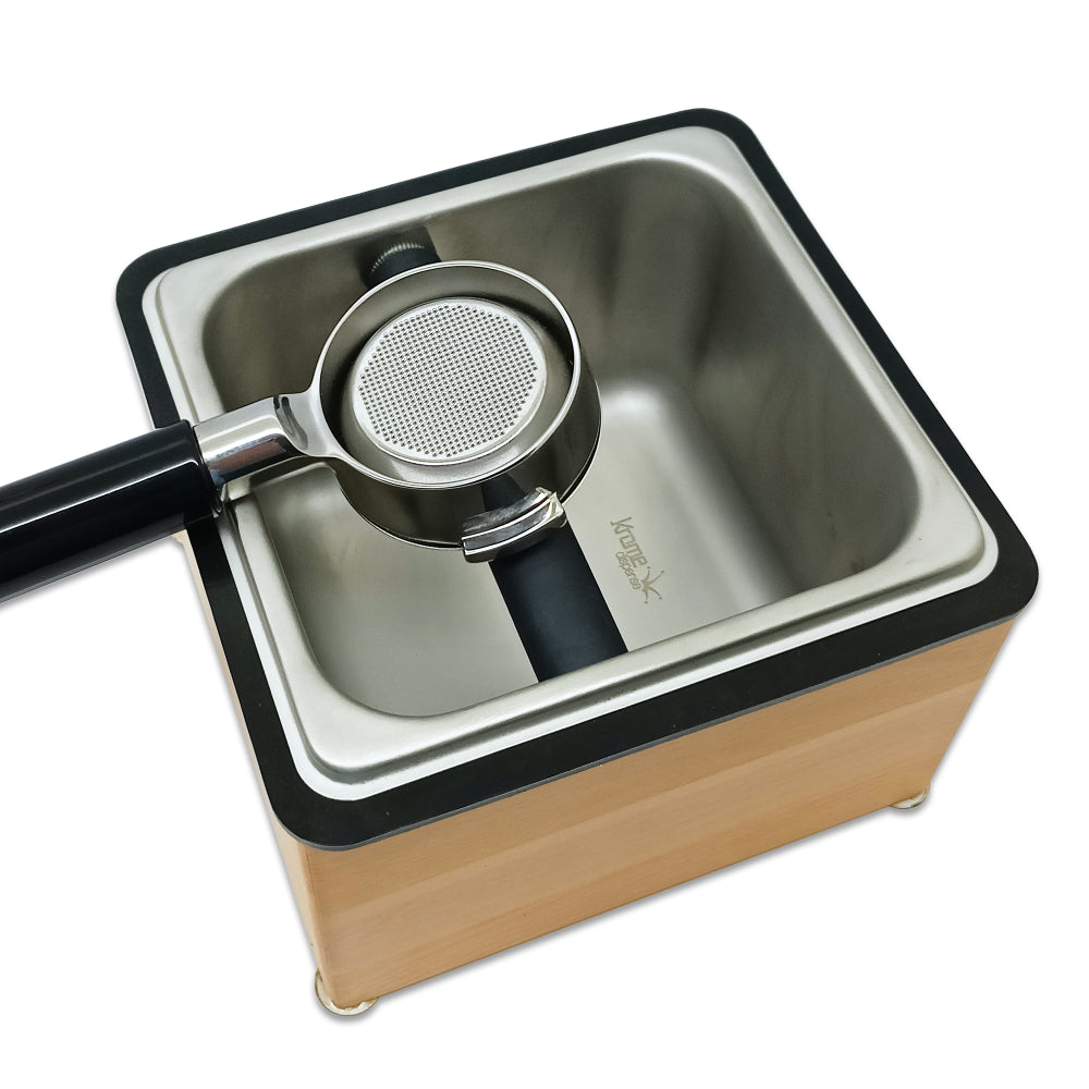 Krome Wooden Counter Top Knock Box