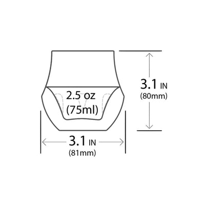 Kruve Propel Espresso Glasses 75ml - Smoke