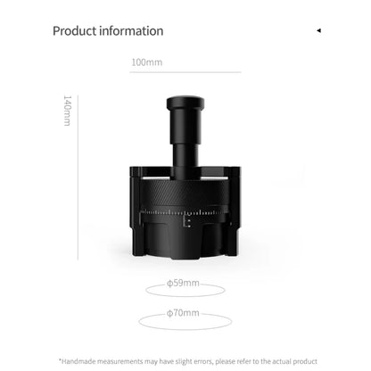 MHW-3BOMBER SE Pro Needle Distributor Obsidian Black-58mm