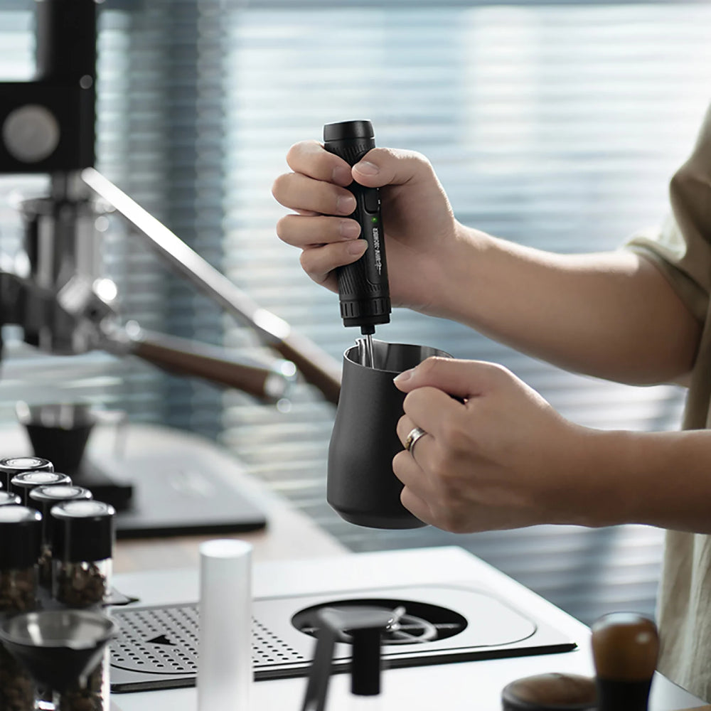 MHW-3Bomber Magician Electric Milk Frother - Black