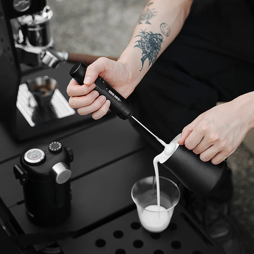 MHW-3Bomber Magician Electric Milk Frother - Black