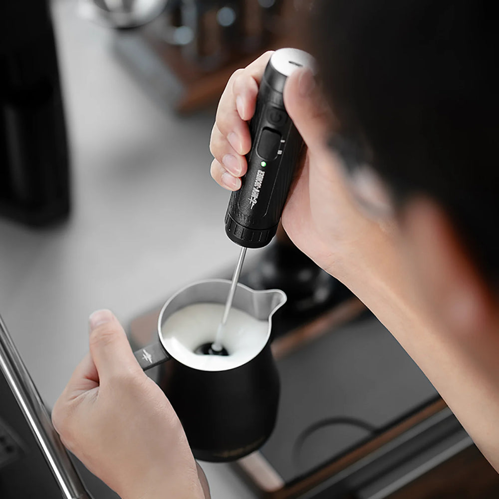 MHW-3Bomber Magician Electric Milk Frother - Black