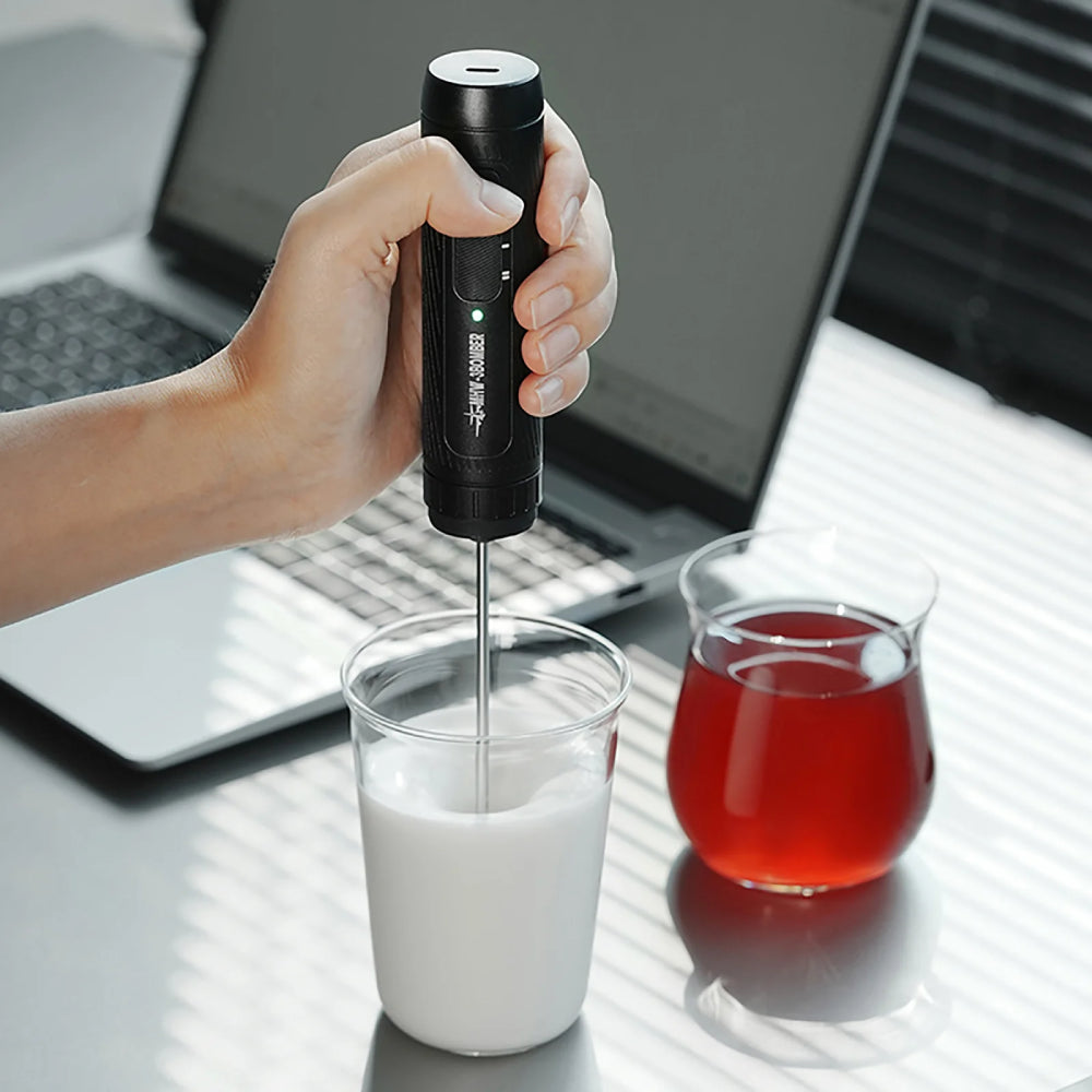 MHW-3Bomber Magician Electric Milk Frother - Black