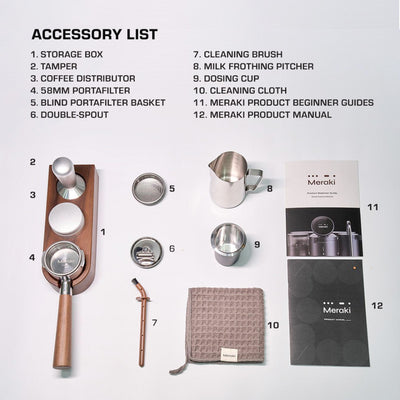 Meraki Espresso Machine Black