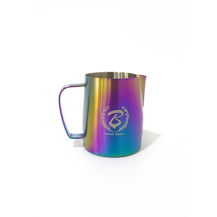 Barista Space Rainbow Milk Pitcher â€“  Colorful Latte Art Pitcher