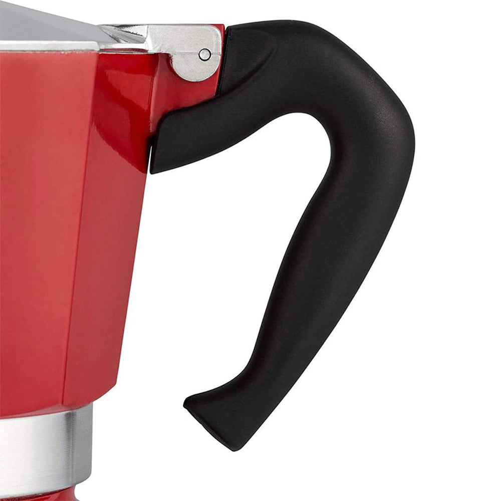 Bialetti Moka Express Coffee Maker – Red & Black Edition