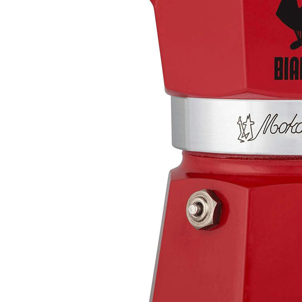 Bialetti Moka Express Coffee Maker – Red & Black Edition