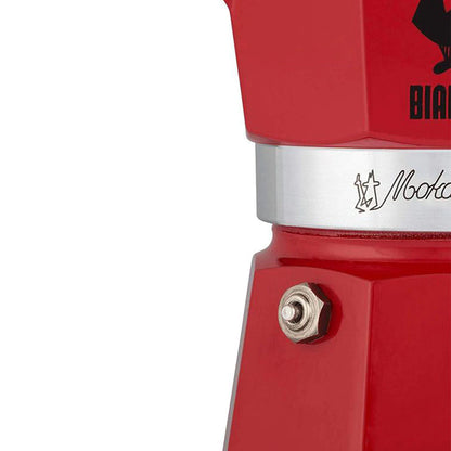 Bialetti Moka Express Coffee Maker – Red & Black Edition