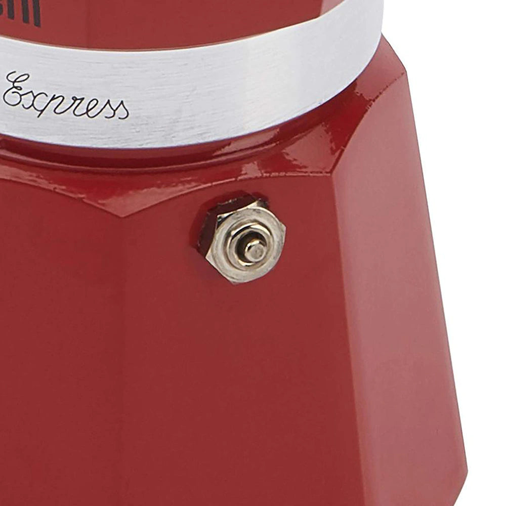 Bialetti Moka Express Coffee Maker – Red & Black Edition