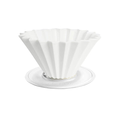 Origami Dripper M with Plastic Holder-white