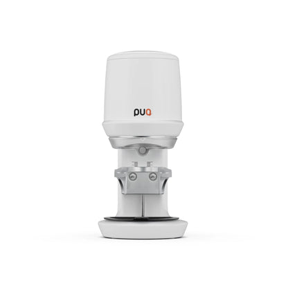 PuqPress - PRO Precision Automatic Tamper - Matt White, 58.3mm, UK Plug