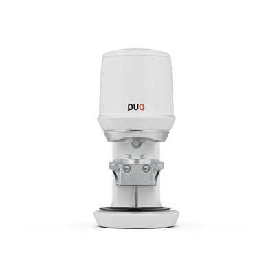 PuqPress - PRO Precision Automatic Tamper - Matt White, 58.3mm, UK Plug