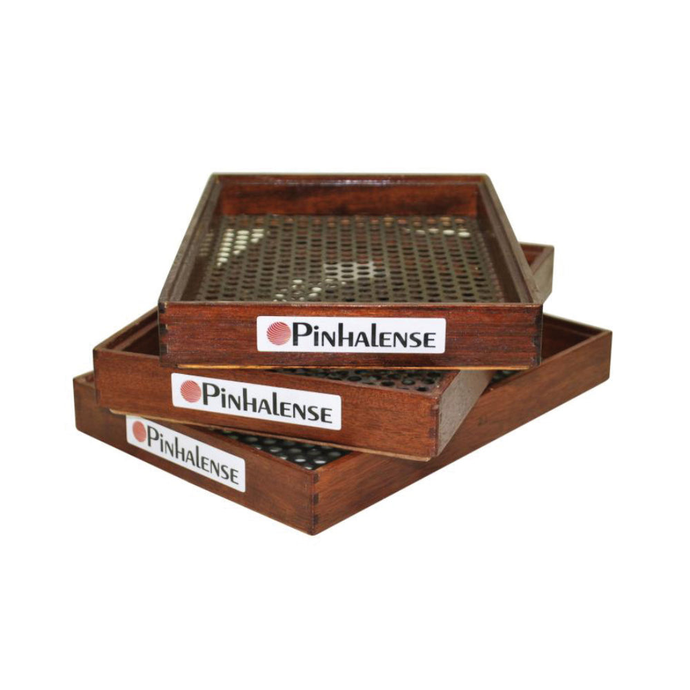 pinhalense wooden sieve set