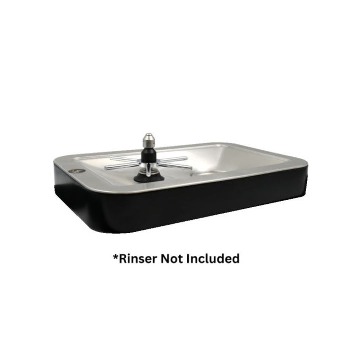 rhino pitcher rinser riser suits 300mm sink black