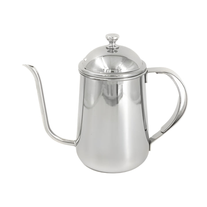 precise stainless steel coffee kettle with lid 700ml