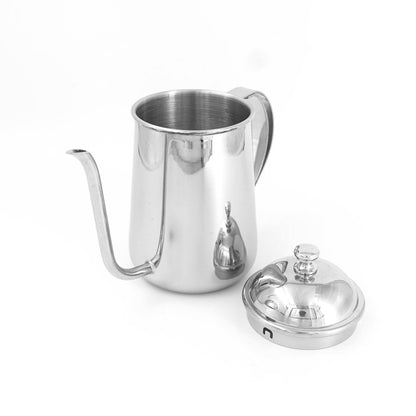 Precise Stainless Steel Coffee Kettle With Lid, 700ml