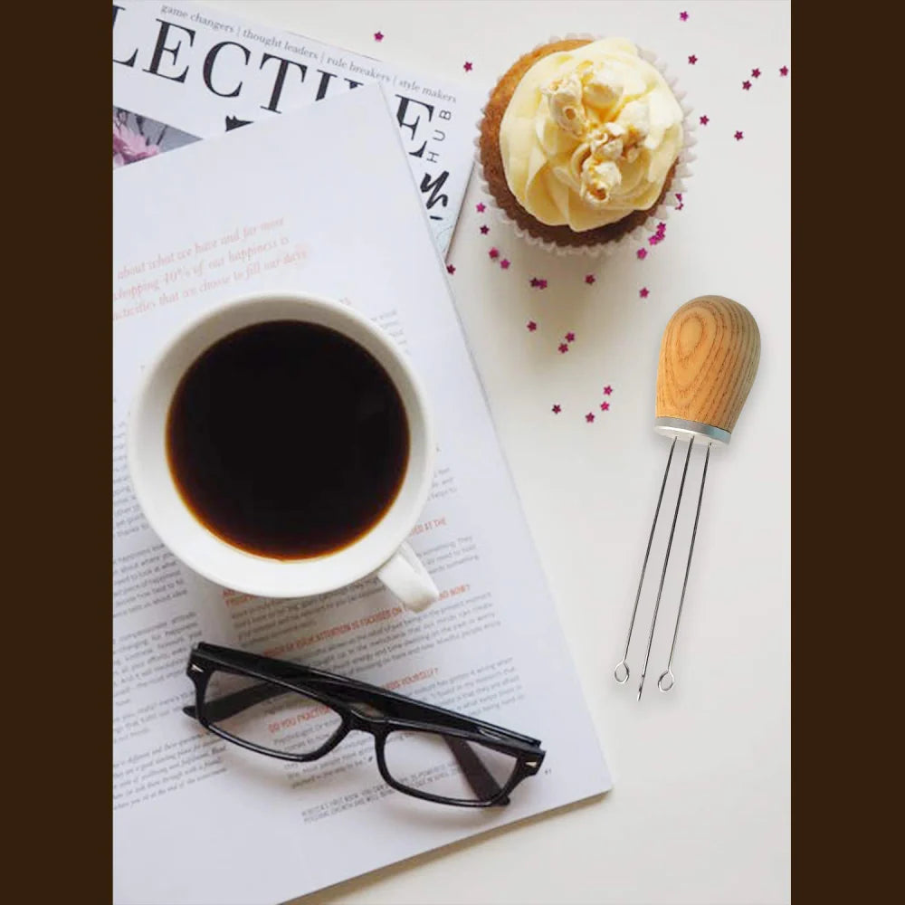 Precise Coffee Distributor Needle, Biege