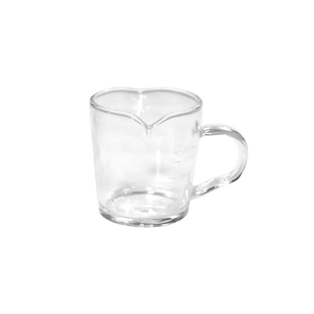 Precise 2.4 oz Dual Spout Handle Glass