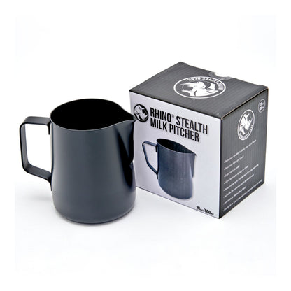 Rhino Coffee Gear Stealth Milk Pitcher - Black