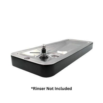 Rhino Coffee Gear Pitcher Rinser Riser Suit Sink - Black