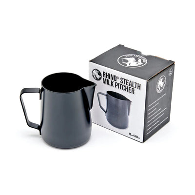 Rhino Coffee Gear Stealth Milk Pitcher - Black