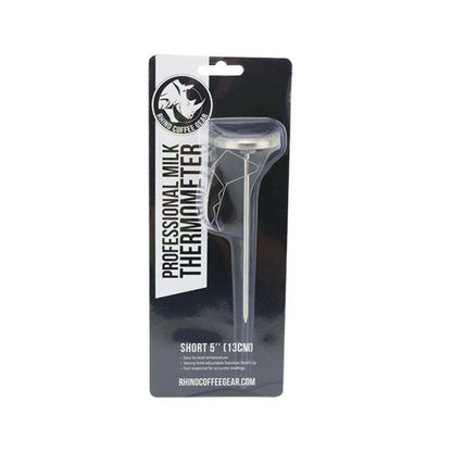 Rhino Coffee Gear Milk Analog Thermometer Short Stem 5"