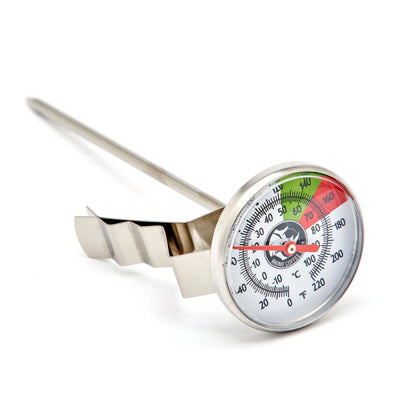 Rhino Coffee Gear Milk Analog Thermometer Short Stem 5"