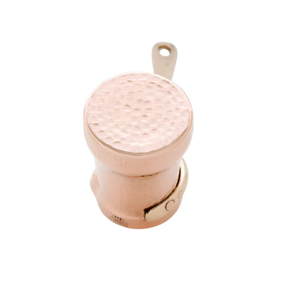 SOY Copper Cezve Turkish Coffee Pot Silver Lining – Right Handed