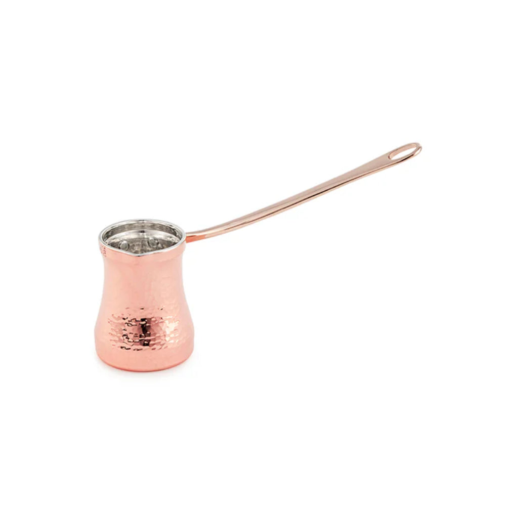 SOY Copper Cezve Turkish Coffee Pot Tin Lining – Right Handed