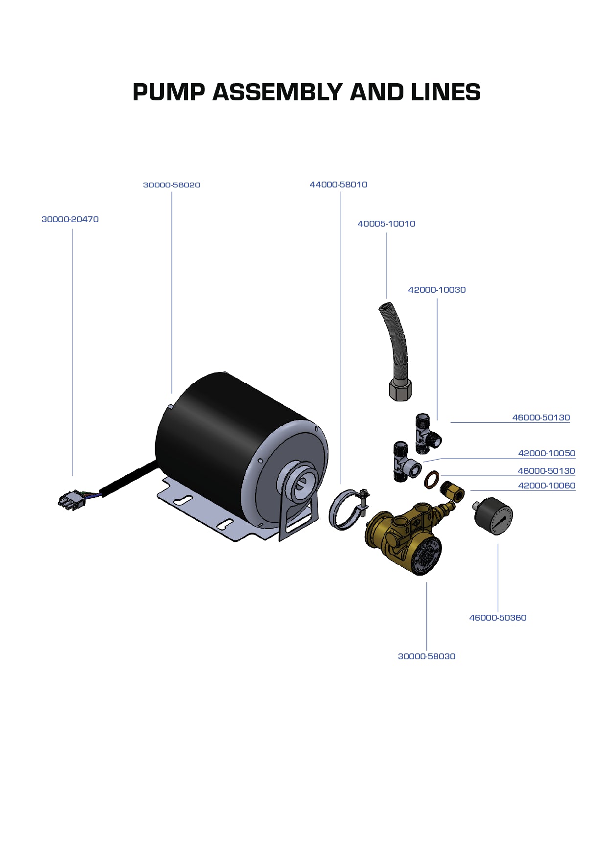 Pump Assembly and Lines LP