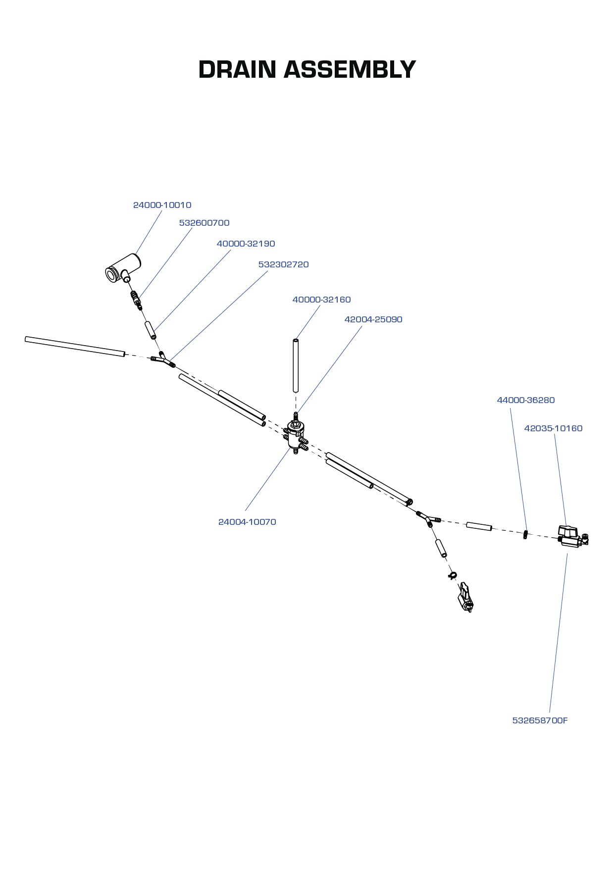 Drain Assembly Steam Single