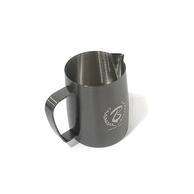 Barista Space Sandy Black Milk Pitcher – Non-Slip Finish