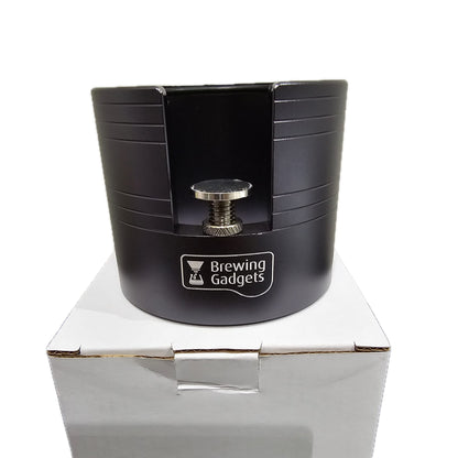 Brewing Gadgets - Adjustable Matte Black Tamping Station 53mm