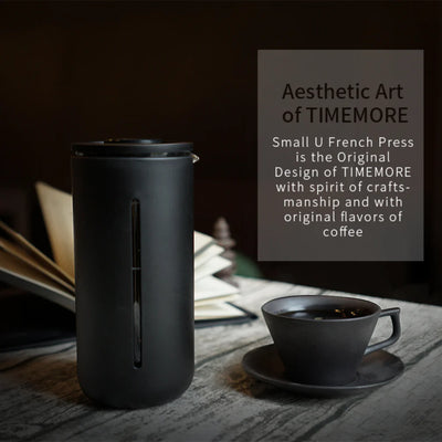Timemore Small U French Press Coffee Maker – 450ml