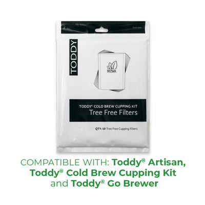 Toddy Cold Brew Cupping Kit Tree Free Filter - Pack of 50