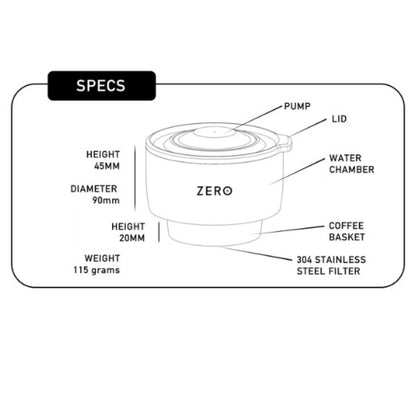 Trinity Zero Coffee Press 8oz