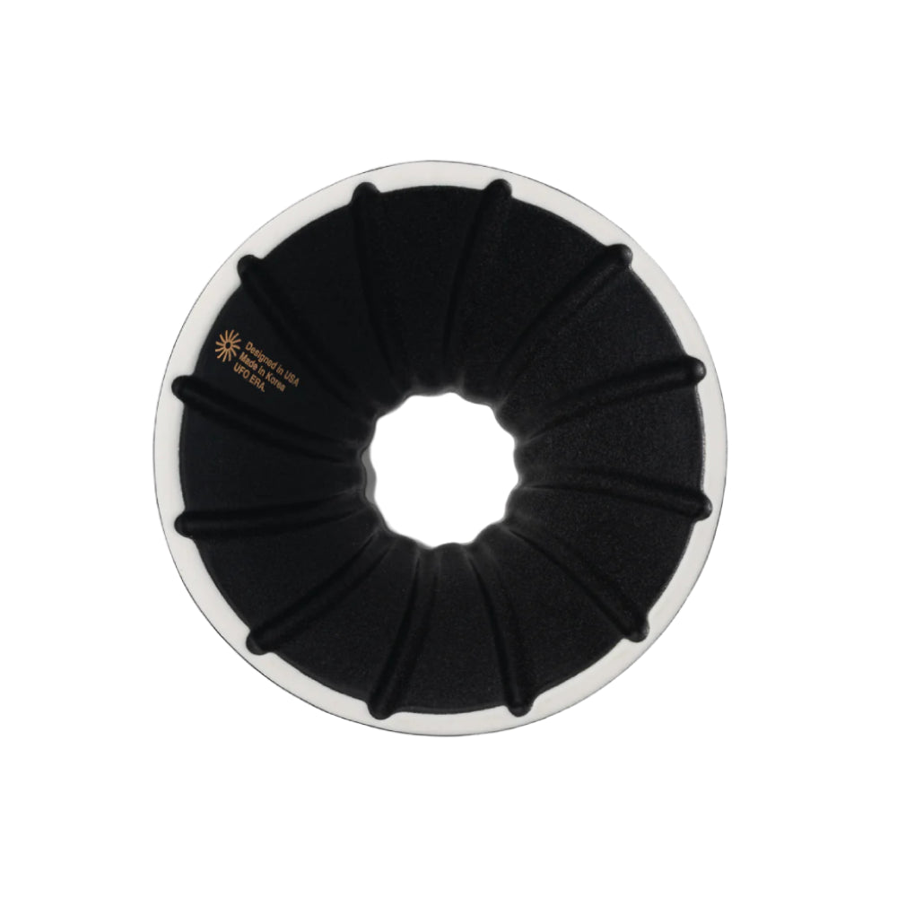 UFO Ceramic Black Dripper