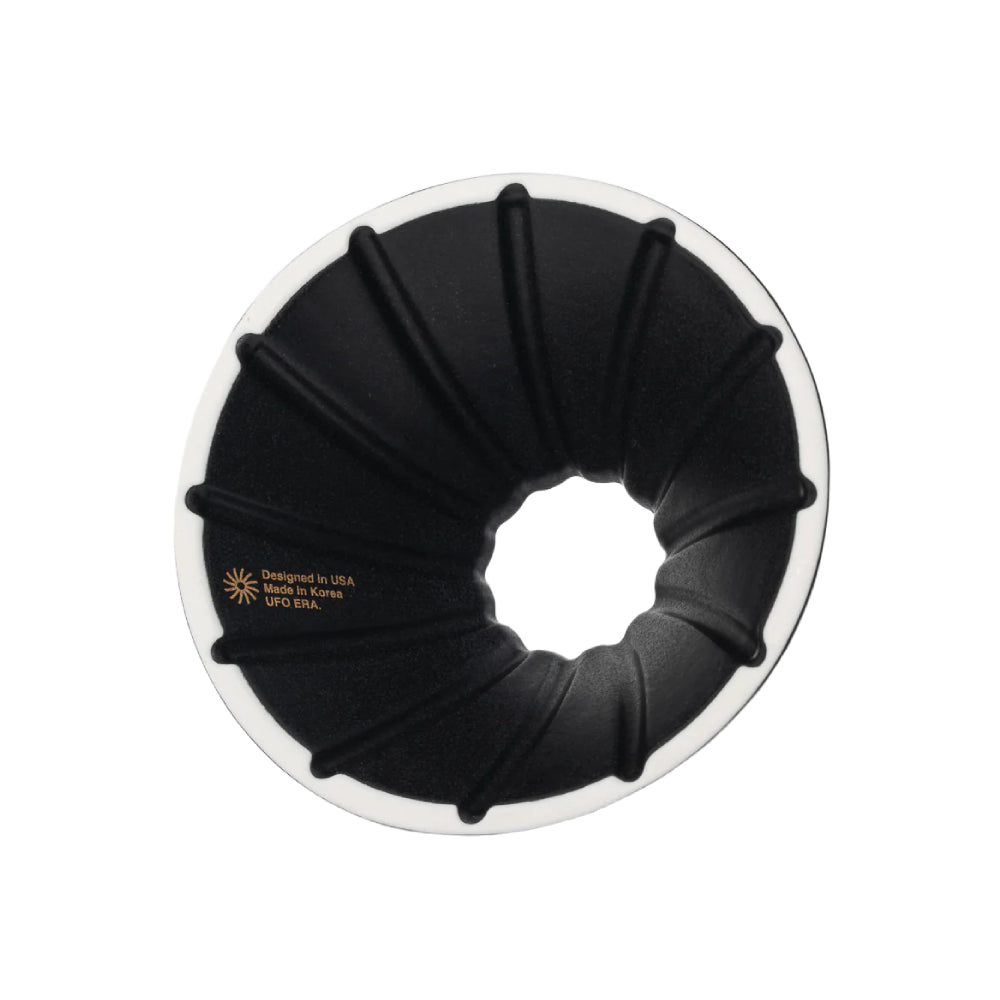 UFO Ceramic Black Dripper