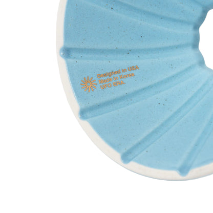 UFO Ceramic Blue Dripper