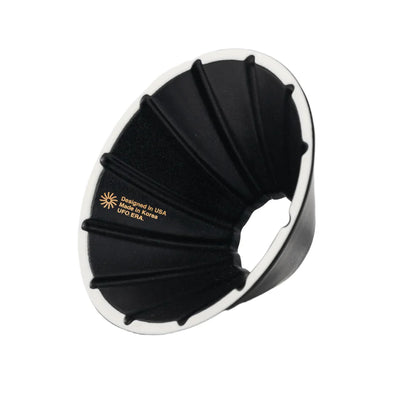 UFO Ceramic Black Dripper