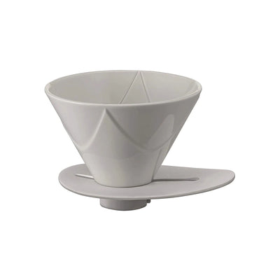 Hario V60 One Pour Dripper MUGEN, Ceramic-white